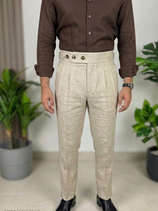 Linen Beige  trouser