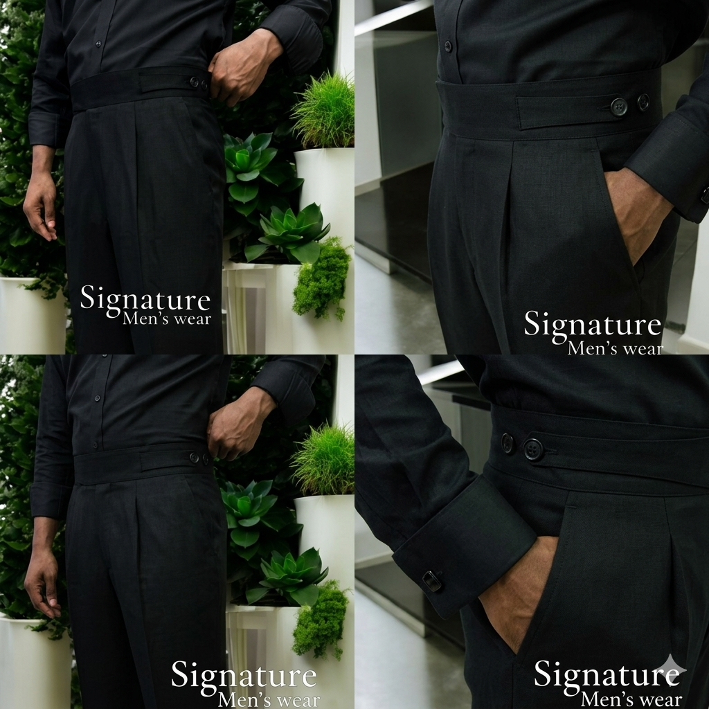 Black Ivory Gurkha Trouser