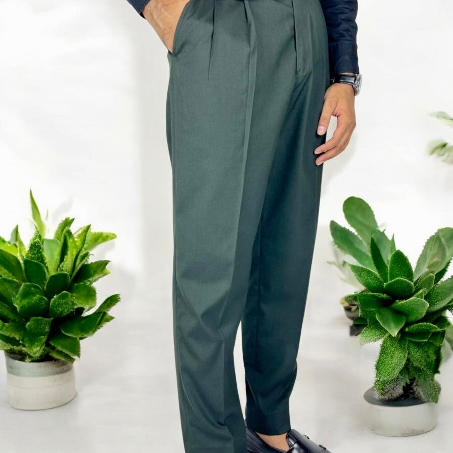 Deep Forest Green Gurkha Trouser